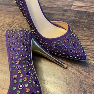 Thalia Sodi Jeweled Heels